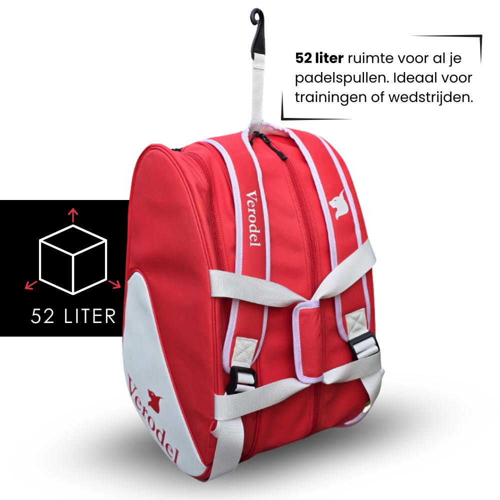 Verodel Pickleballtas Rood