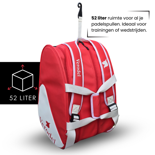 Verodel Pickleballtas Rood